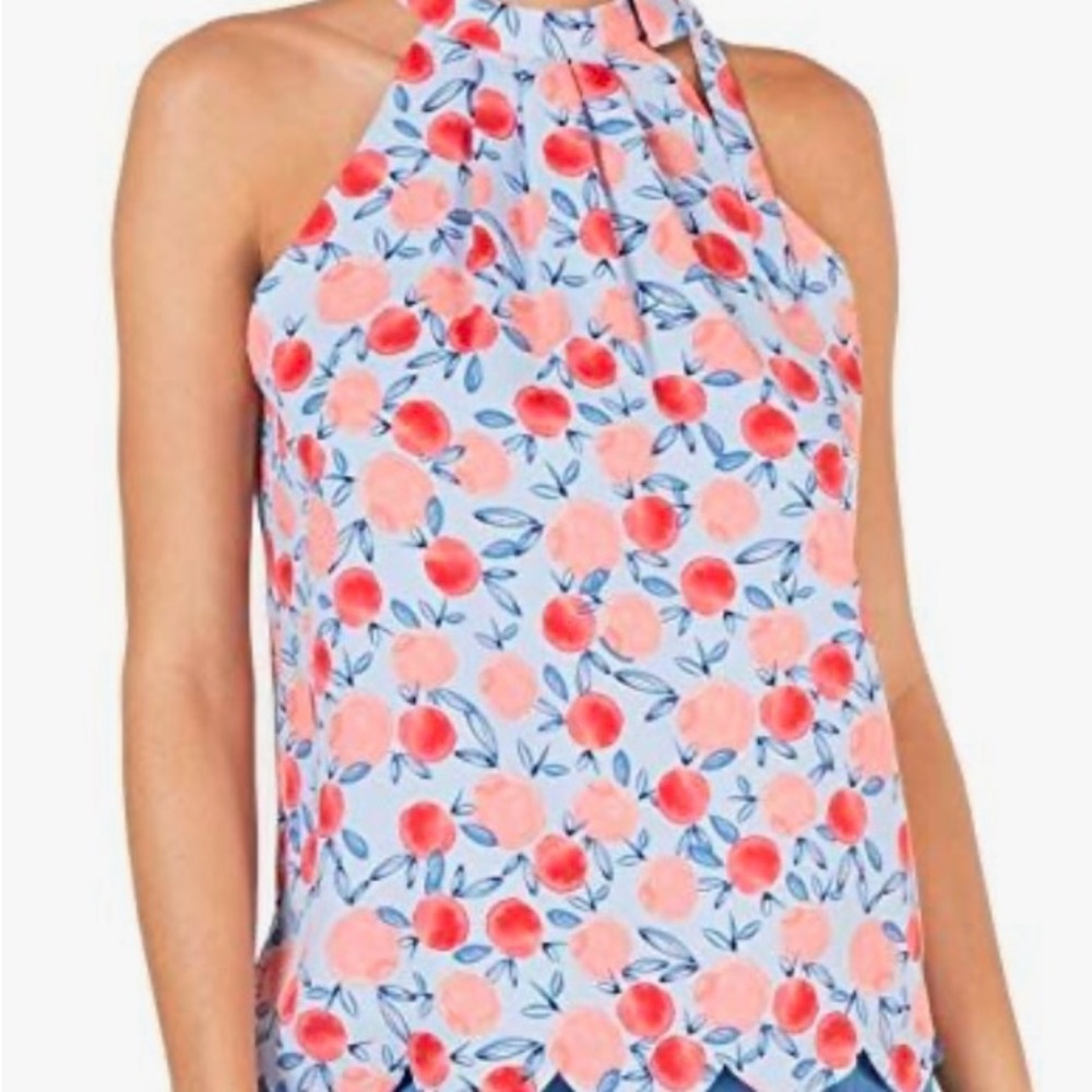 Floral Halter Neck Top by Maison Jules